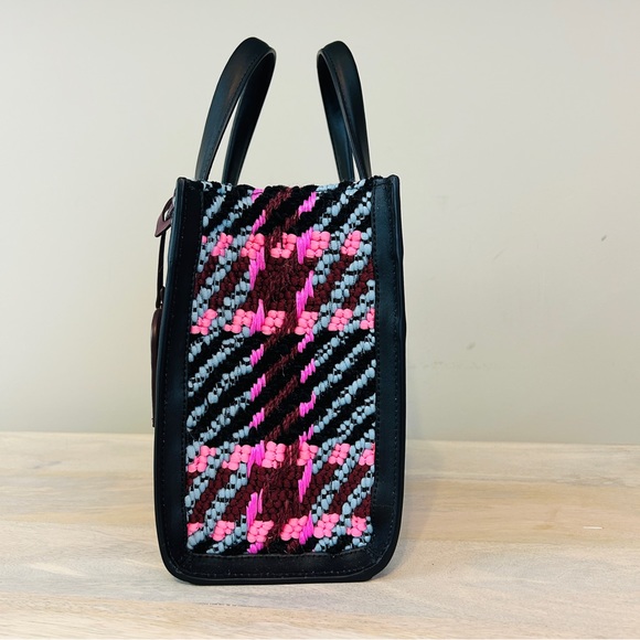 Kate Spade Small Woven Plaid Manhattan Tote, used once! - Picture 5 of 9